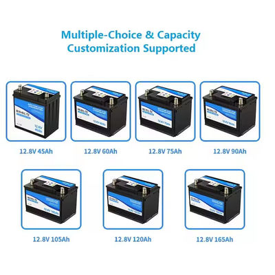 Auto Auto Start-Stop Lifepo4 Litium Battery D2360LT2 Wbudowany w BMS 12.8V 60ah 900CCA dla samochodów rodzinnych i ciężarówek