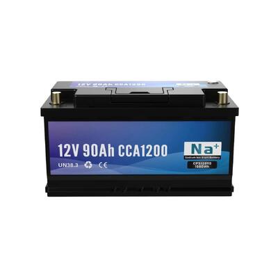 jakość 12V 90Ah Bateria natriumowa 1200CCA Bluetooth Maksymalna moc Bateria litowa dla ciężarówek Duże generatory morskie i zapasowe fabryka
