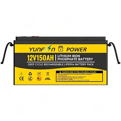 jakość Factory Direct 12,8 V 150 Ah LiFePO4 Bateria Hurtowa OEM ODM Wbudowany BMS do przechowywania energii słonecznej RV Marine UPS Zasilanie awaryjne fabryka