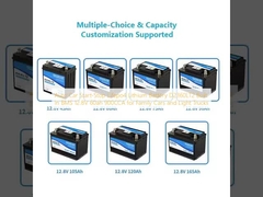 Auto Auto Start-Stop Lifepo4 Litium Battery D2360LT2 Wbudowany w BMS 12.8V 60ah 900CCA dla samochodów rodzinnych i ciężarówek